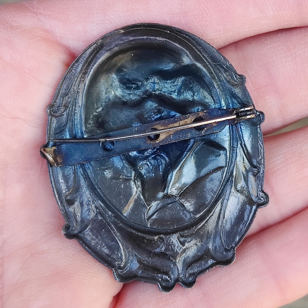 Antique Henryk Winograd Small Child Brooch - Picture 6 of 6